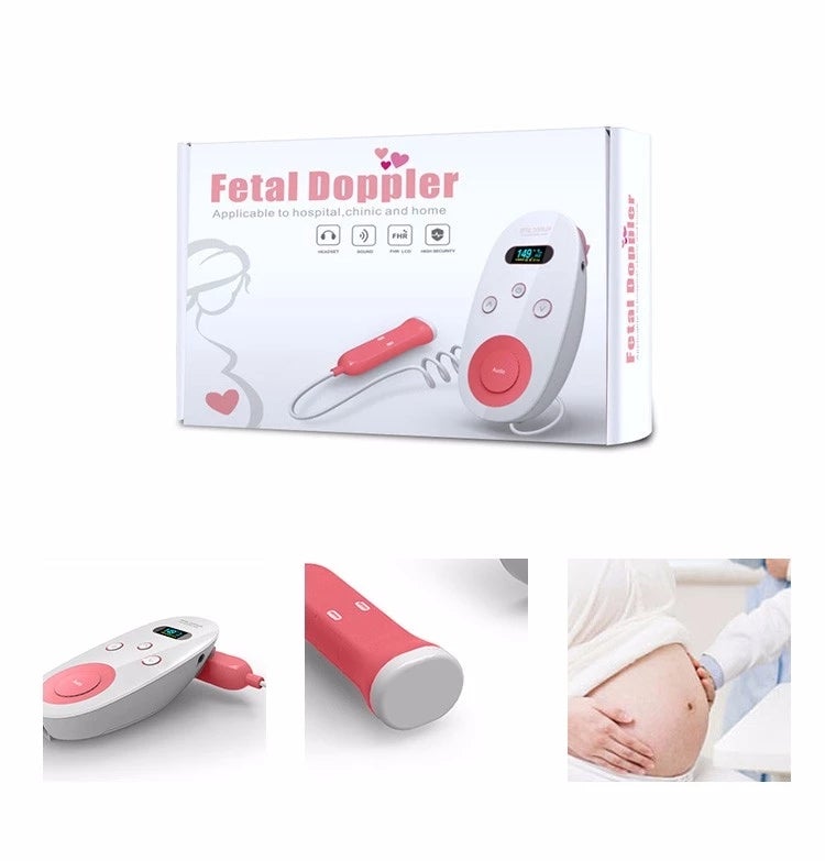 Acquista Donne in Gravidanza Fetale Feme Metatore Doppler Doppler Baby  Heart Monitor Device - Bianco dalla Cina